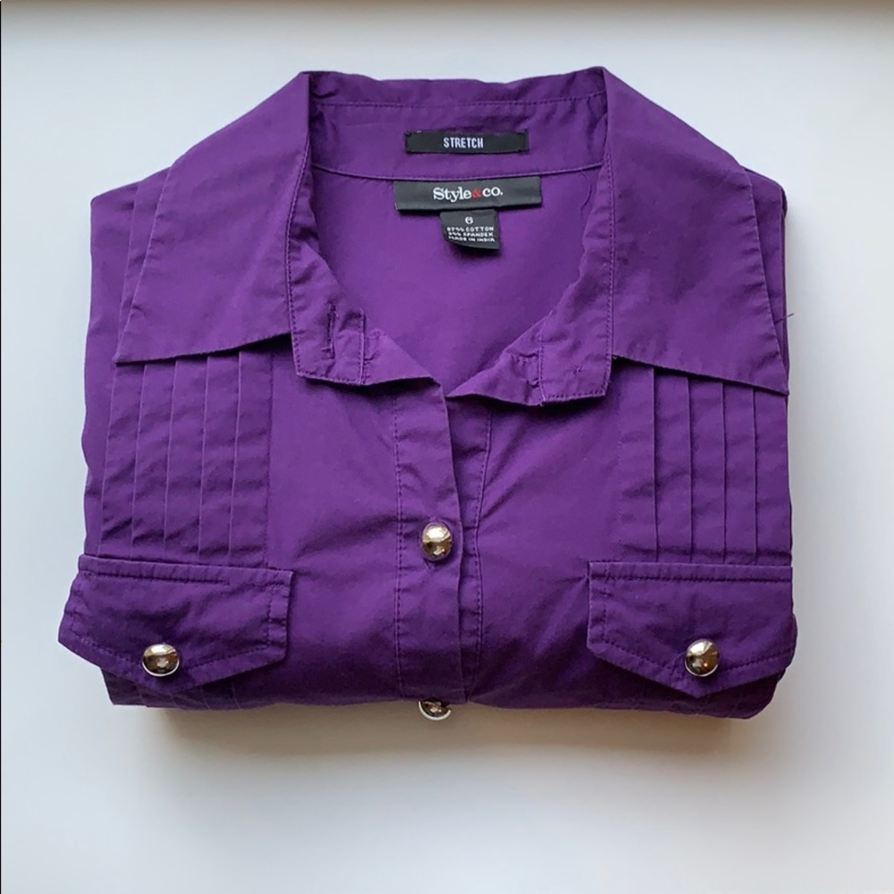 SALE❗️ Style & Co Purple Flowy Tunic